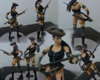 The Graymen , the NEMO Foundation , 1st Mate / Executive Assistant / Cabin (Wolf) Girl , Miss Silvermoon (Pocahontas) (League of Extra-Ordinary Gentleman) Custom Action Figure