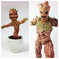 Baby Groot & Groot (Marvel Legends) Custom Action Figure