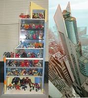 Super Hero Squad Stark Tower (Super Hero Squad) Custom Diorama / Playset