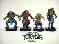 Topper Figurine Snapco TMNT (Teenage Mutant Ninja Turtles) Custom Miniature / Figurine