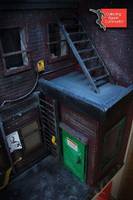 Spider-Man 90's Backstreet Diorama (Marvel Legends) Custom Diorama / Playset