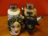 Minotaur and  Medusa Salt and Pepper Shaker Set (Mythology Creatures) Custom Other