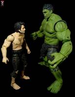 Bruce Banner after Hulk Experience V3 (Marvel Legends) Custom Action Figure