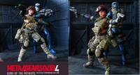 Metal Gear Solid 4 Old Snake & Meryl (Metal Gear Solid) Custom Action Figure