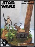 Scout Trooper (Star Wars) Custom Diorama / Playset