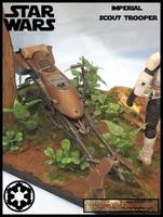 Scout Trooper (Star Wars) Custom Diorama / Playset