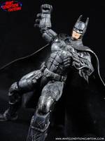 Batman Arkham Origins (Battle Damaged W/ Shock Gloves) (DC Universe) Custom Action Figure