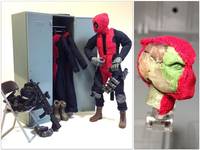 Deadpool Goes 3A (Marvel) Custom Action Figure