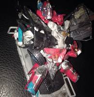 Dotm Megatron Leader with Battle Damage Sentinel Prime (Transformers - Movie) Custom Action Figure