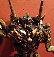 Dotm Megatron Leader with Battle Damage Sentinel Prime (Transformers - Movie) Custom Action Figure