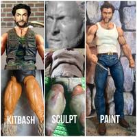 LOGAN Hugh Jackman (Marvel Select) Custom Action Figure