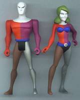 Metamorpho and Element Girl J (Justice League) Custom Action Figure