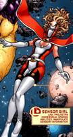 SENSOR GIRL "Jeckie" Princess Projectra Legion of Super-Heroes (DC Universe) Custom Action Figure