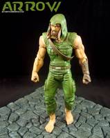 Arrow (Stephen Amell Island Suit) (DC Universe) Custom Action Figure