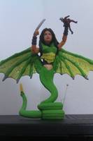 Q&a , Miss "Q"  (Quetzalpetlatl) (Realm Universe) Custom Action Figure