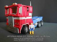 Optimus Paper M.P. Magnetized (Transformers) Custom Action Figure