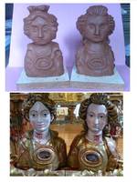 Nunilo and Alodia Saints (Religion) Custom Statue / Bust