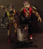 Rocksteady (Teenage Mutant Ninja Turtles) Custom Action Figure