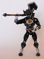 Megaforce Armored Black Ranger (Power Rangers) Custom Action Figure