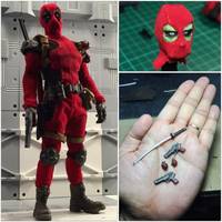 Deadpool 6-Inch Threea Cloth Costume (Marvel) Custom Action Figure