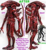 Alien Warrior (Red Xenomorph) (Aliens) Custom Action Figure