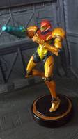 Samus Aran Amiibo (Metroid) Custom Miniature / Figurine