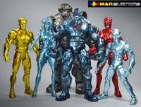 Justice Leauge New 52 Metal Men Iron (DC Universe) Custom Action Figure
