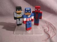 Captain America (Minecraft) Custom Action Figure