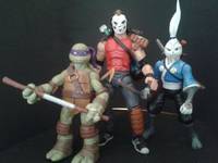 Usagi and Casey (Teenage Mutant Ninja Turtles) Custom Action Figure