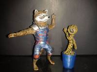 Dancing Groot and Rocket Racoon (Marvel) Custom Action Figure