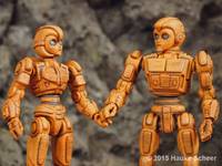 3D Printed Female Praetobot (Original) Custom Action Figure
