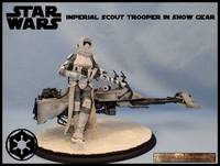 Scout Trooper in Snow Gear #2 (Star Wars) Custom Diorama / Playset