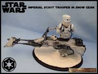 Scout Trooper in Snow Gear #2 (Star Wars) Custom Diorama / Playset