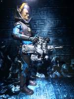 Jackson Security Officer / Prometheus (Aliens) Custom Action Figure