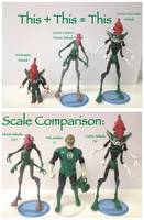 Green Lantern Salaak (Super Powers) Custom Action Figure