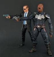 Nick Fury (Movie/Comic Style Hybrid) (Marvel Legends) Custom Action Figure