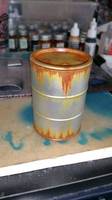Rusted 50 Gallon Drum (Original) Custom Diorama / Playset