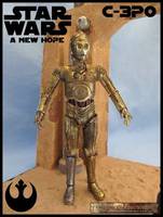 C-3po (Star Wars) Custom Diorama / Playset