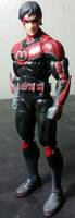 Nightwing  (Red & Black Version) (Batman - Arkham City) Custom Action Figure