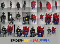 Spider-Bat Vs Bat-Spider (Amalgam) Custom Action Figure