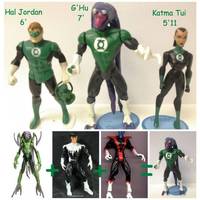 Green Lantern G'hu (Super Powers) Custom Action Figure