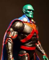 J'onn J'onzz the Martian Manhunter (Black Costume) (DC Universe) Custom Action Figure