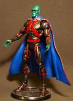 J'onn J'onzz the Martian Manhunter (Black Costume) (DC Universe) Custom Action Figure