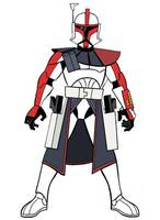 Clone Captain Fordo (Star Wars) Custom Action Figure