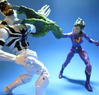 Zan and Jayna: the Wonder Twins (Marvel Legends) Custom Action Figure