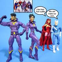 Zan and Jayna: the Wonder Twins (Marvel Legends) Custom Action Figure
