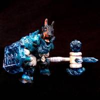 All Cats Must Scream! Doberman (Original) Custom Miniature / Figurine