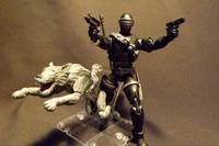 6" Snake Eyes V2 and Super Pose-Able Wolf (G.I. Joe) Custom Action Figure