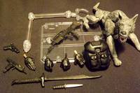 6" Snake Eyes V2 and Super Pose-Able Wolf (G.I. Joe) Custom Action Figure