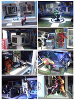 Baxter Building Playset (Marvel Universe) Custom Diorama / Playset